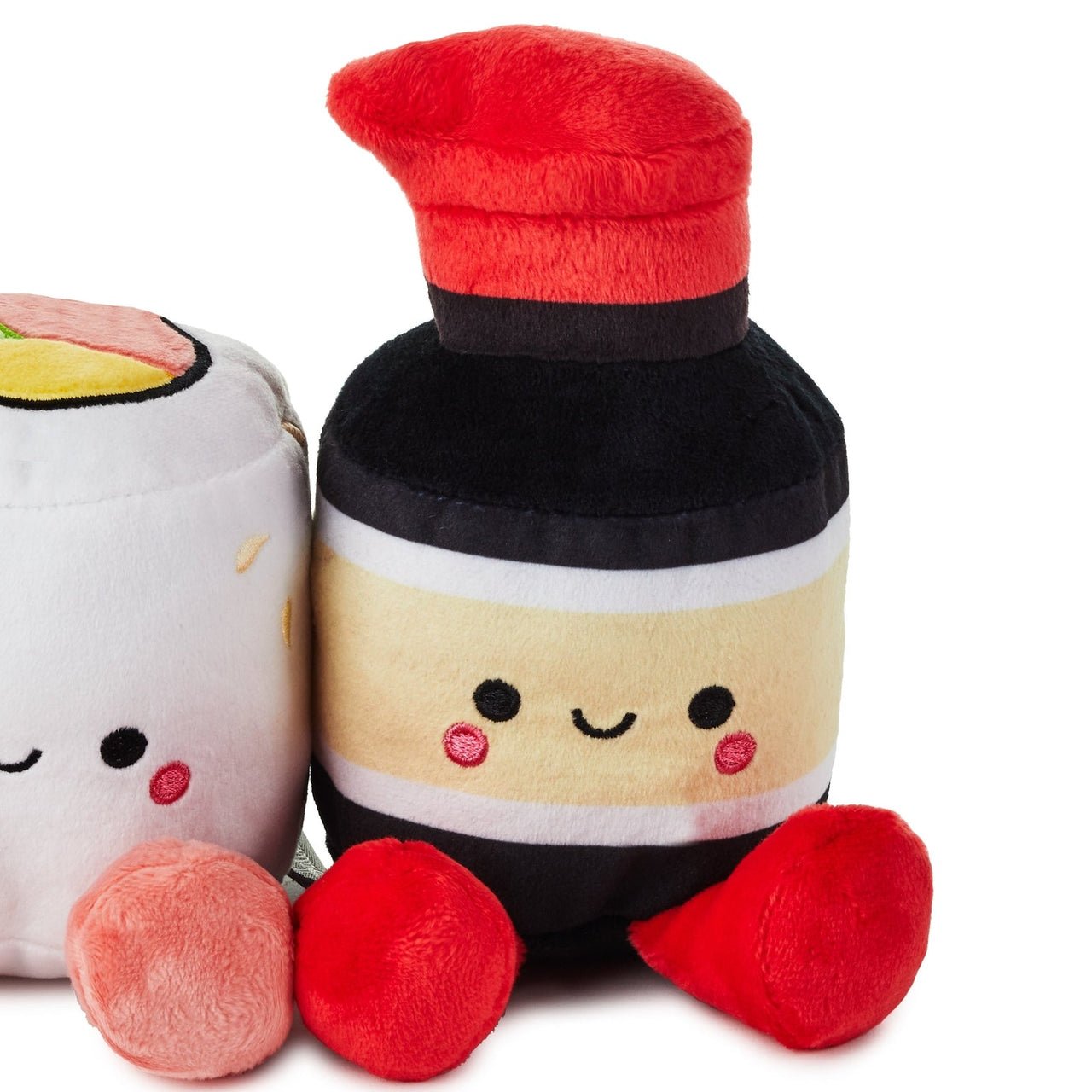 Hallmark Better Together Sushi & Soy Sauce Magnetic Soft Toy Pair - Kawaii Toys