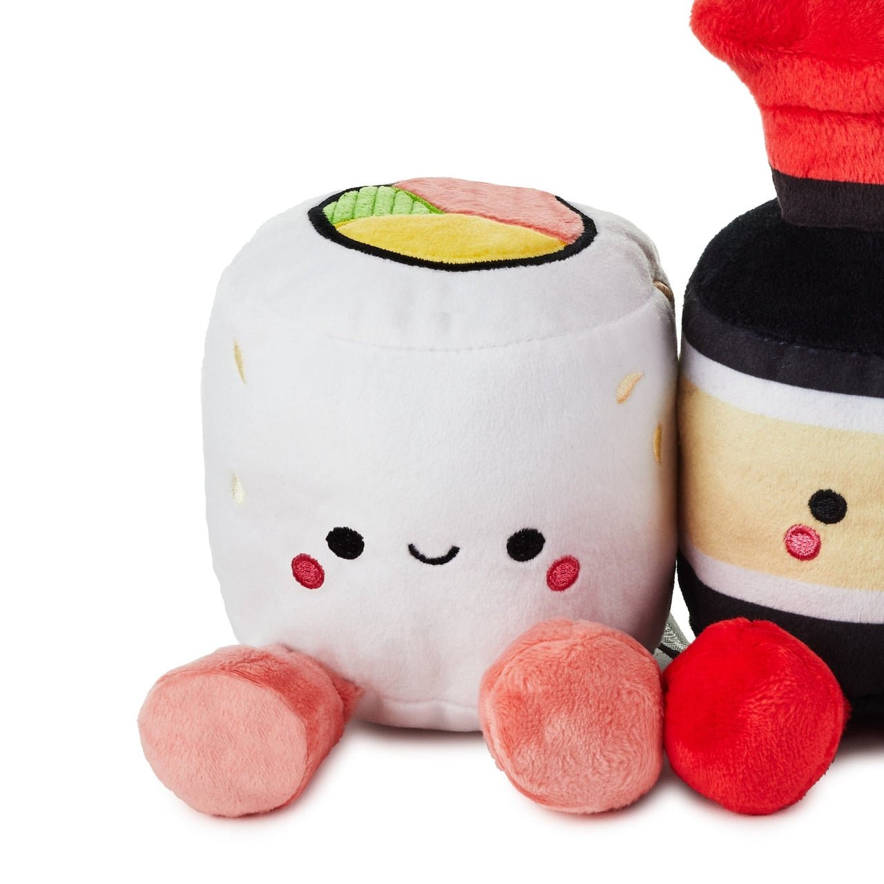 Hallmark Better Together Sushi & Soy Sauce Magnetic Soft Toy Pair - Kawaii Toys