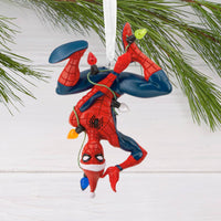 Hallmark Collectable Marvel Spider - Man Tangled Fairy Lights Ornament - Kawaii Toys