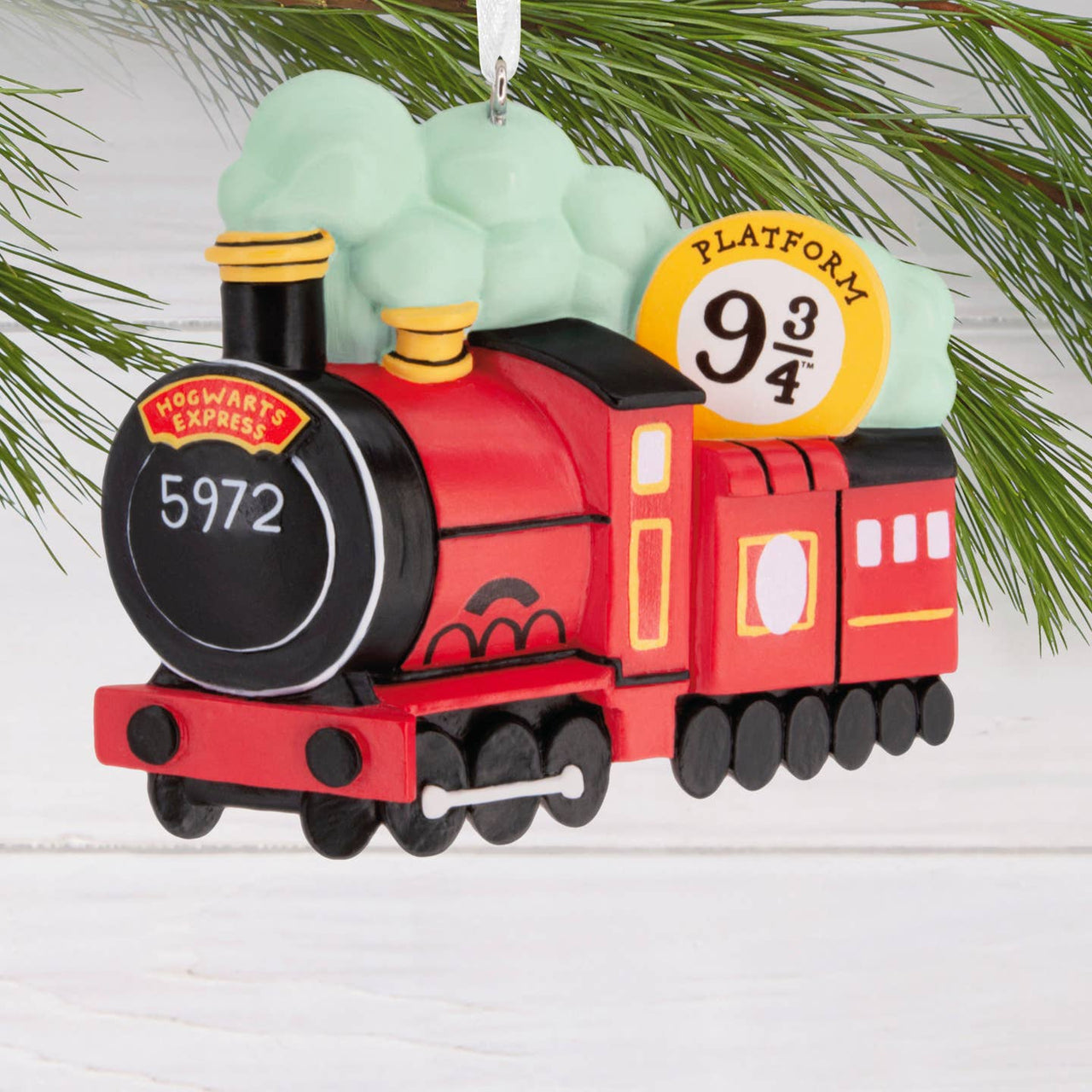 Hallmark Harry Potter Ornament Hogwarts Express & 9 3/4 Sign - Kawaii Toys