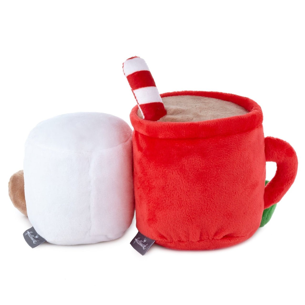 Hallmark Hot Chocolate & Marshmallow Magnetic Soft Toy Pair - Kawaii Toys