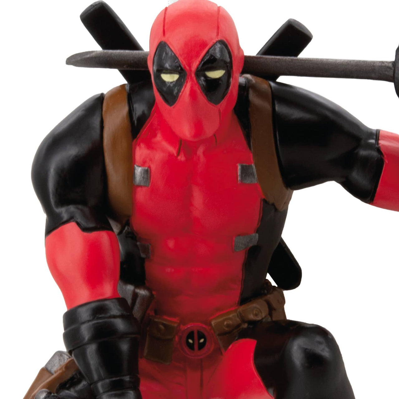 Hallmark Marvel Hanging Ornament Deadpool with Katana Swords & Pose - Kawaii Toys