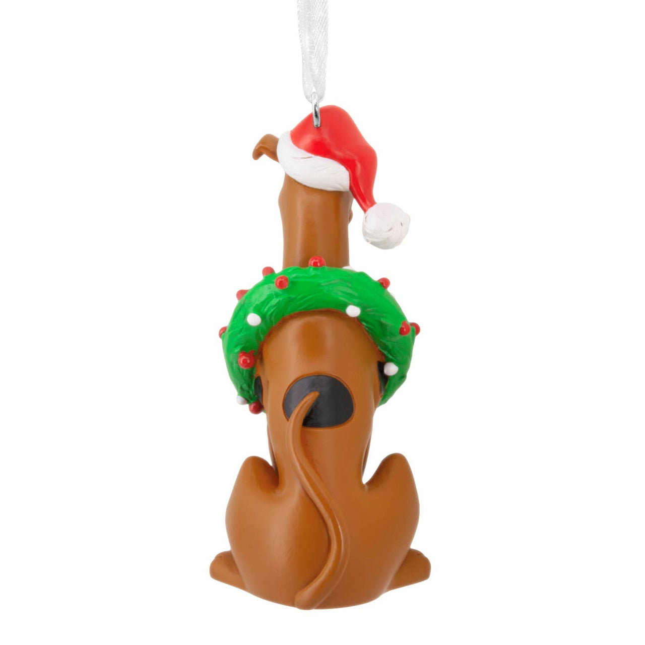 Hallmark Scooby - Doo Hanging Ornament with Wreath & Santa Hat - Kawaii Toys