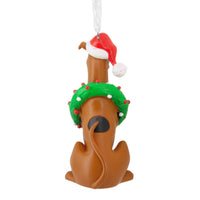 Hallmark Scooby - Doo Hanging Ornament with Wreath & Santa Hat - Kawaii Toys