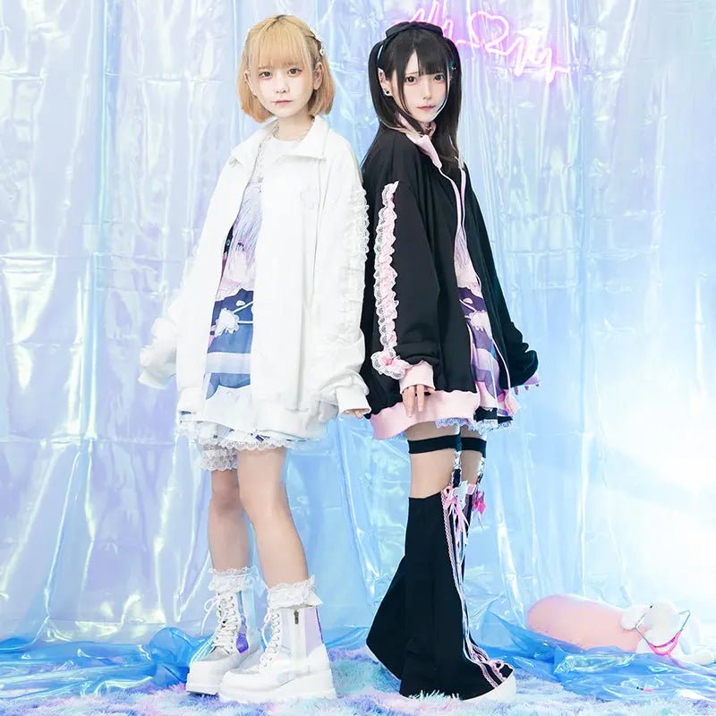 Harajuku Style Japanese Yami Kawaii Healing Heart Jacket - Kawaii Toys