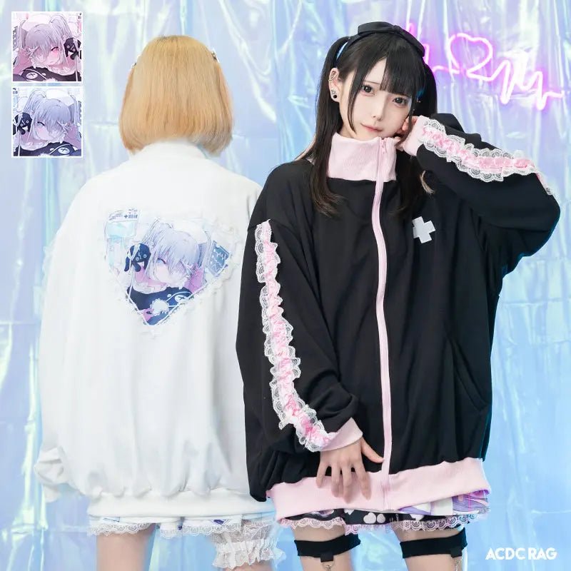 Harajuku Style Japanese Yami Kawaii Healing Heart Jacket - Kawaii Toys