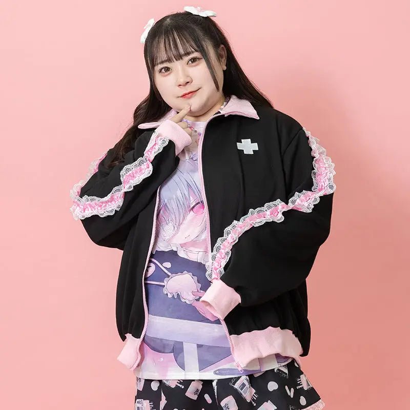Harajuku Style Japanese Yami Kawaii Healing Heart Jacket - Kawaii Toys
