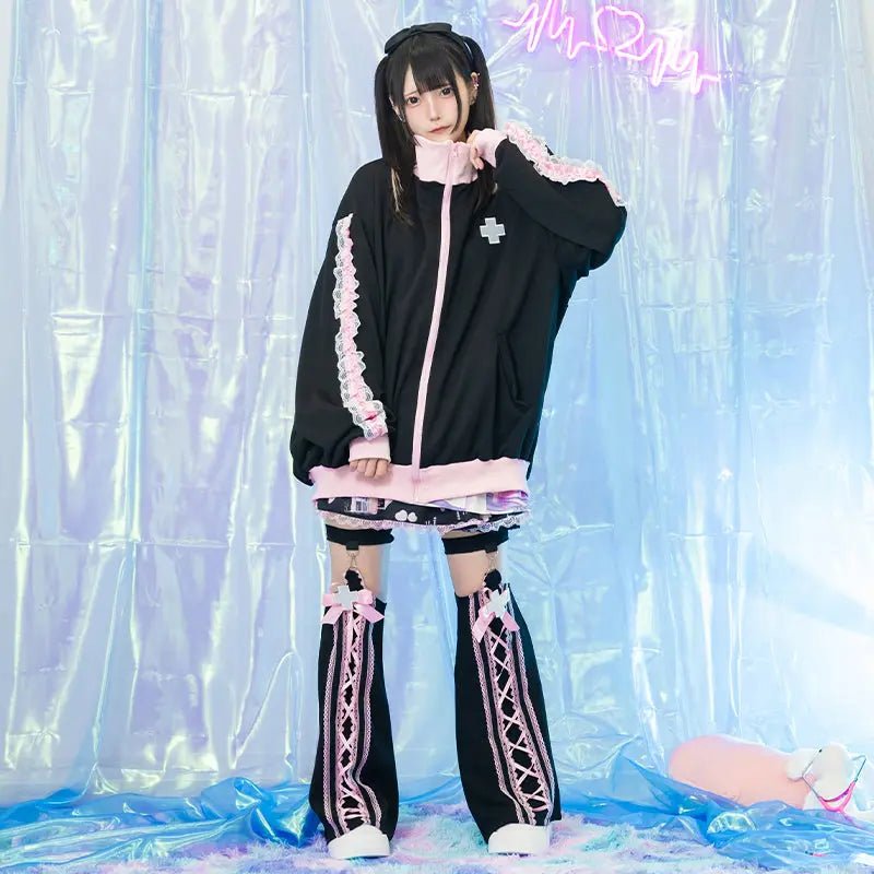 Harajuku Style Japanese Yami Kawaii Healing Heart Jacket - Kawaii Toys