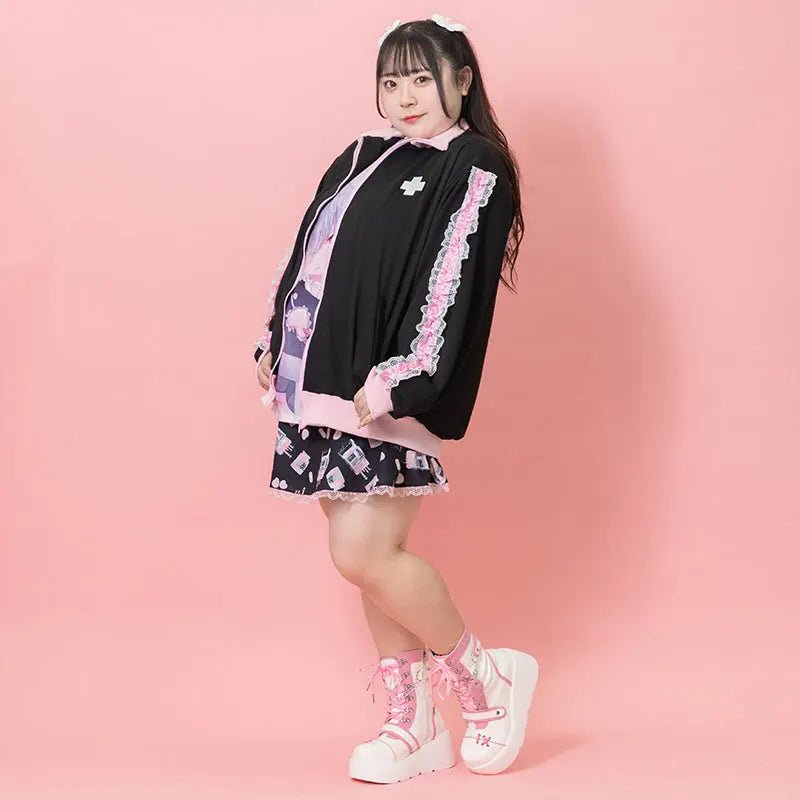 Harajuku Style Japanese Yami Kawaii Healing Heart Jacket - Kawaii Toys