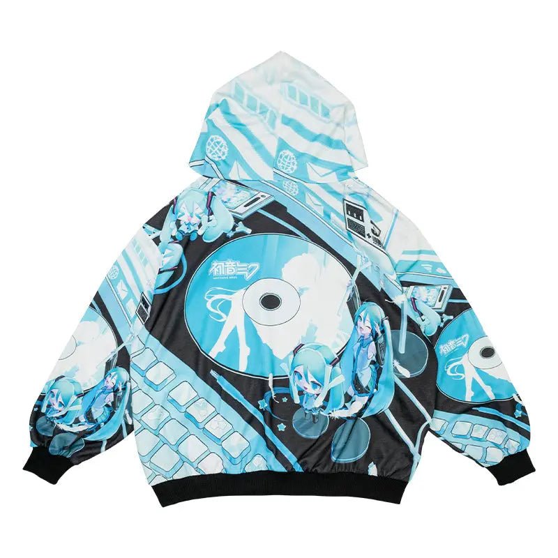 Harajuku Style Pastel Hatsune Miku Hoodie - Kawaii Toys
