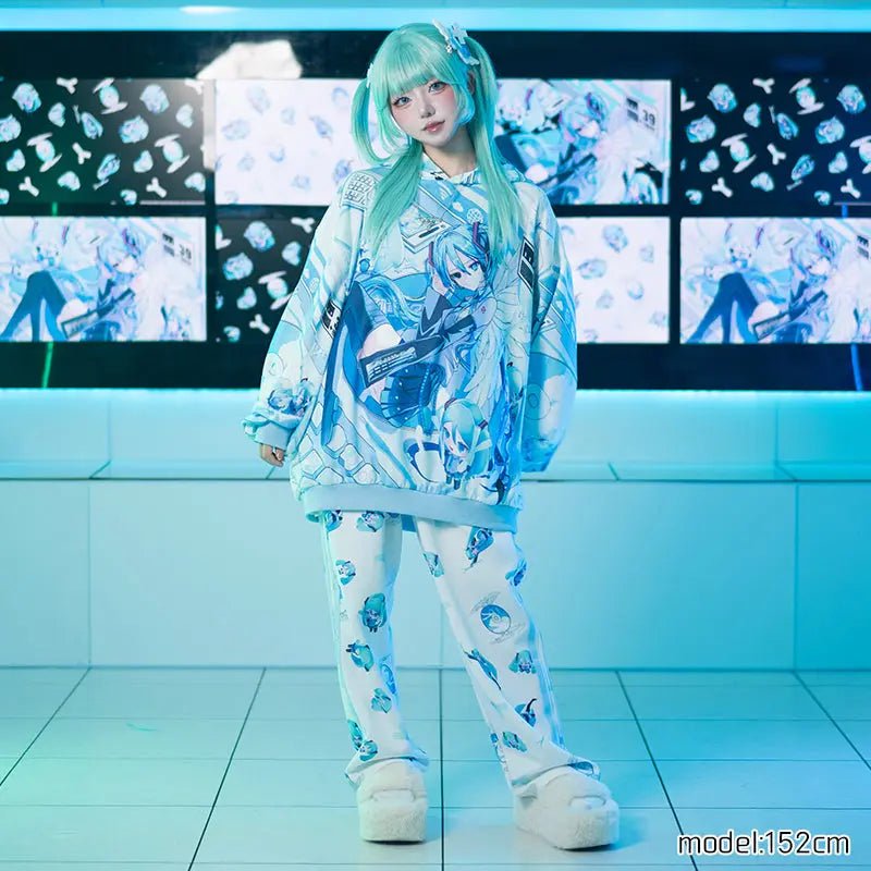 Harajuku Style Pastel Hatsune Miku Hoodie - Kawaii Toys