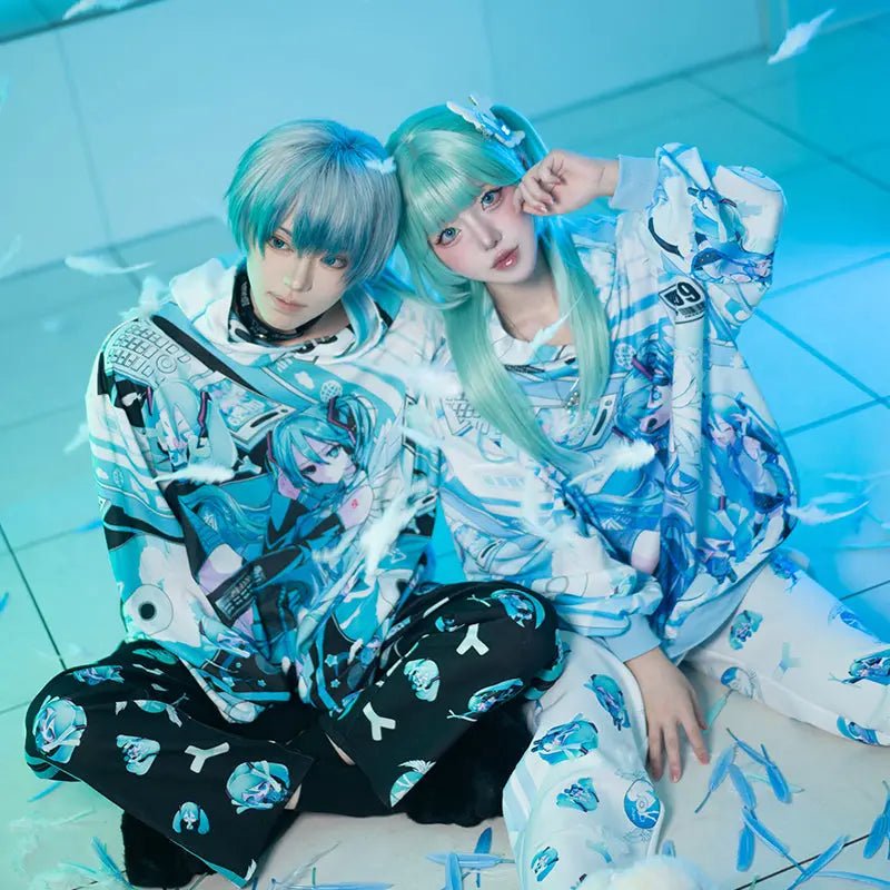 Harajuku Style Pastel Hatsune Miku Hoodie - Kawaii Toys