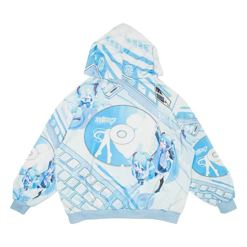 Harajuku Style Pastel Hatsune Miku Hoodie - Kawaii Toys