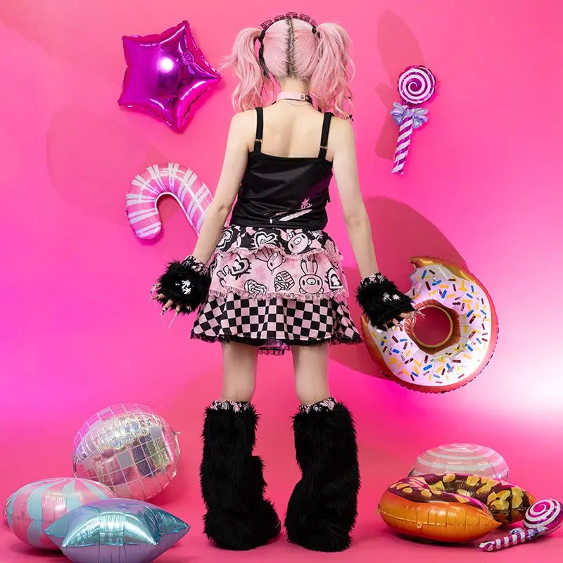 Harajuku Style Yami Kawaii Gloomy X Sophie Powers Cake Skirt - Kawaii Toys
