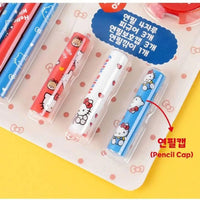 Hello Kitty Figure Pencil & Pencil Cap Set - Kawaii Toys