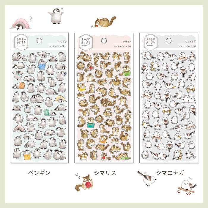 Japan Mind Wave Kawaii Birds Stickers Sheet - Kawaii Toys