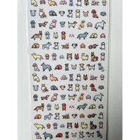 Japan Mind Wave Tiny Tiny We Are Inu Kawaii Dogs Stickers Sheet - Kawaii Toys