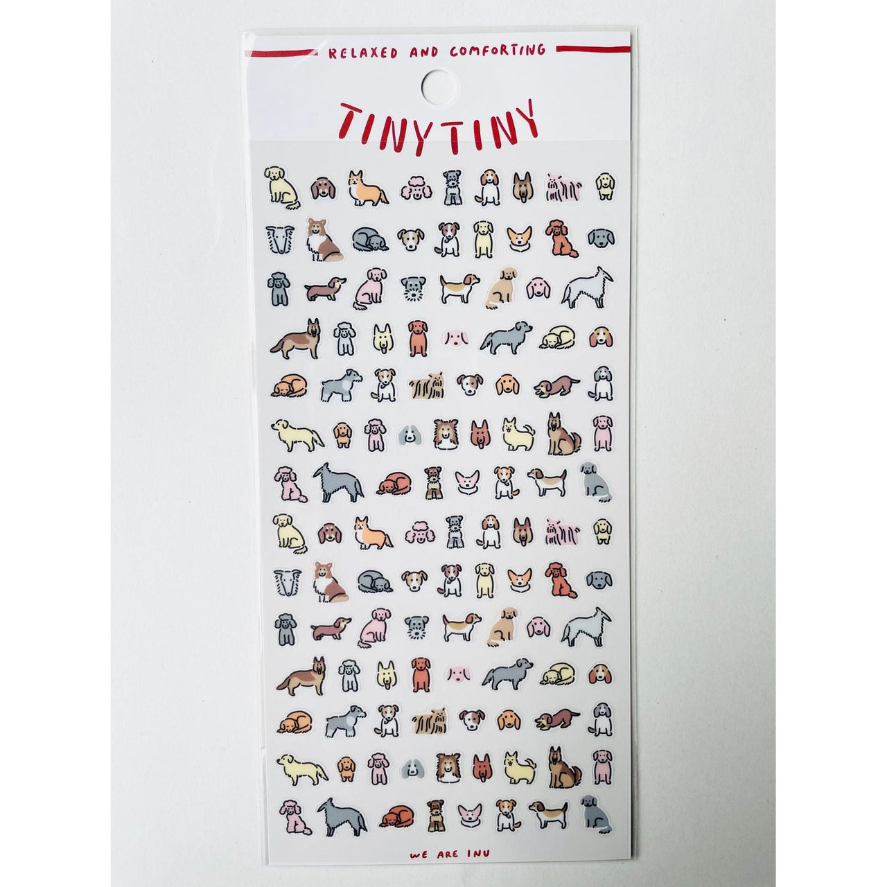 Japan Mind Wave Tiny Tiny We Are Inu Kawaii Dogs Stickers Sheet - Kawaii Toys