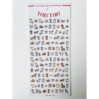 Japan Mind Wave Tiny Tiny We Are Inu Kawaii Dogs Stickers Sheet - Kawaii Toys