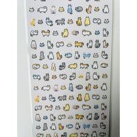 Japan Mind Wave Tiny Tiny We Are Neko Kawaii Cats Stickers Sheet - Kawaii Toys