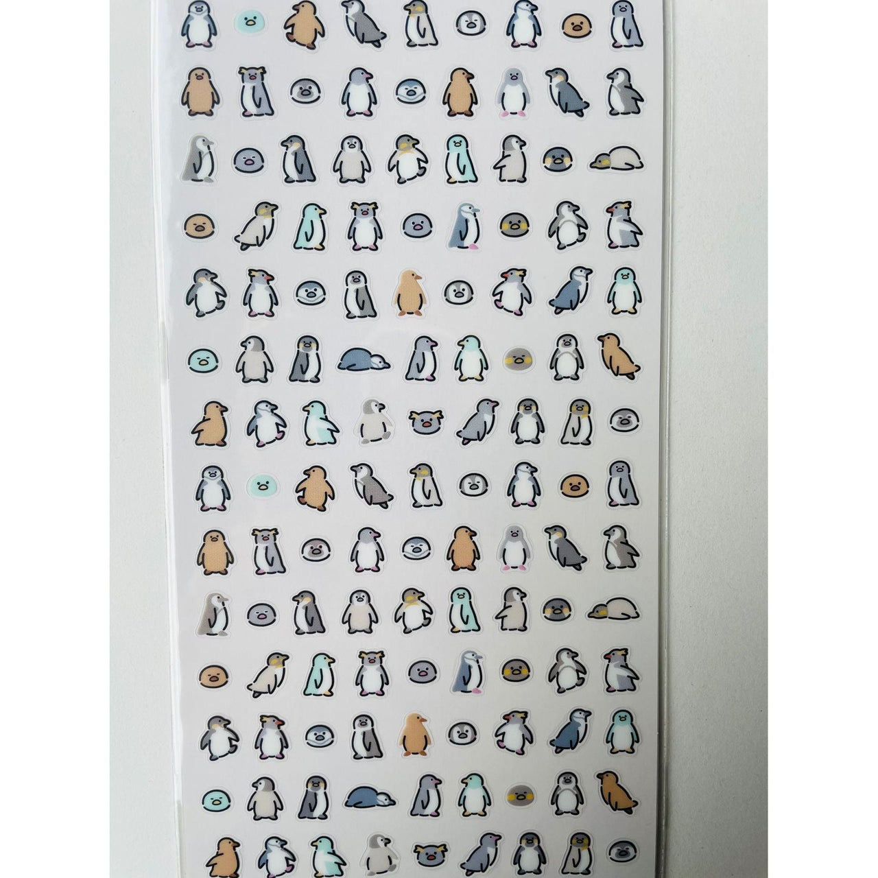 Japan Mind Wave Tiny Tiny We Are Pengin Kawaii Penguins Stickers Sheet - Kawaii Toys