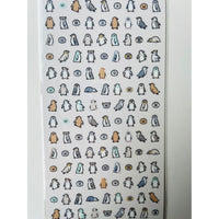 Japan Mind Wave Tiny Tiny We Are Pengin Kawaii Penguins Stickers Sheet - Kawaii Toys