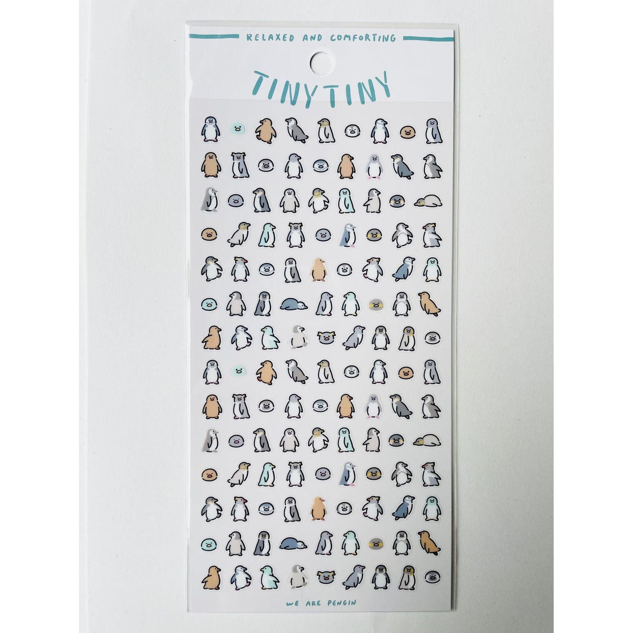 Japan Mind Wave Tiny Tiny We Are Pengin Kawaii Penguins Stickers Sheet - Kawaii Toys