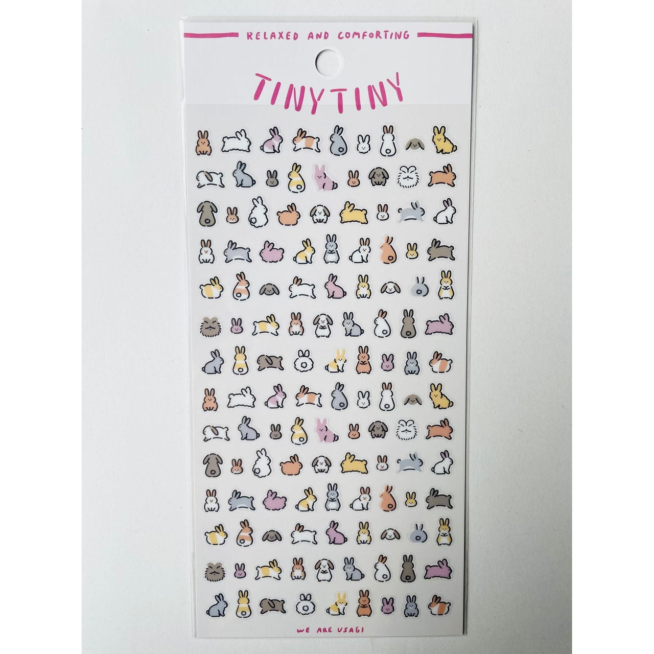 Japan Mind Wave Tiny Tiny We Are Usagi Kawaii Bunnies Stickers Sheet - Kawaii Toys