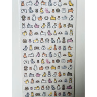 Japan Mind Wave Tiny Tiny We Are Usagi Kawaii Bunnies Stickers Sheet - Kawaii Toys