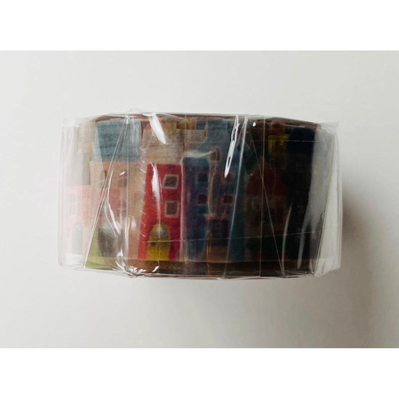 Japan Mind Wave Washi Tape Edge - less Masking Tape Row of Houses - Kawaii Toys