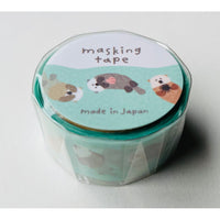 Japan Mind Wave Washi Tape Hokkori Masking Tape Die - Cut Sea Otter - Kawaii Toys