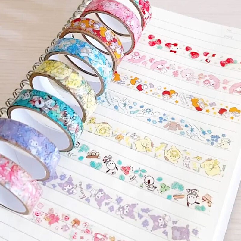 Japan Sanrio Transparent Decoration Washi Tape - Cogimyun - Kawaii Toys