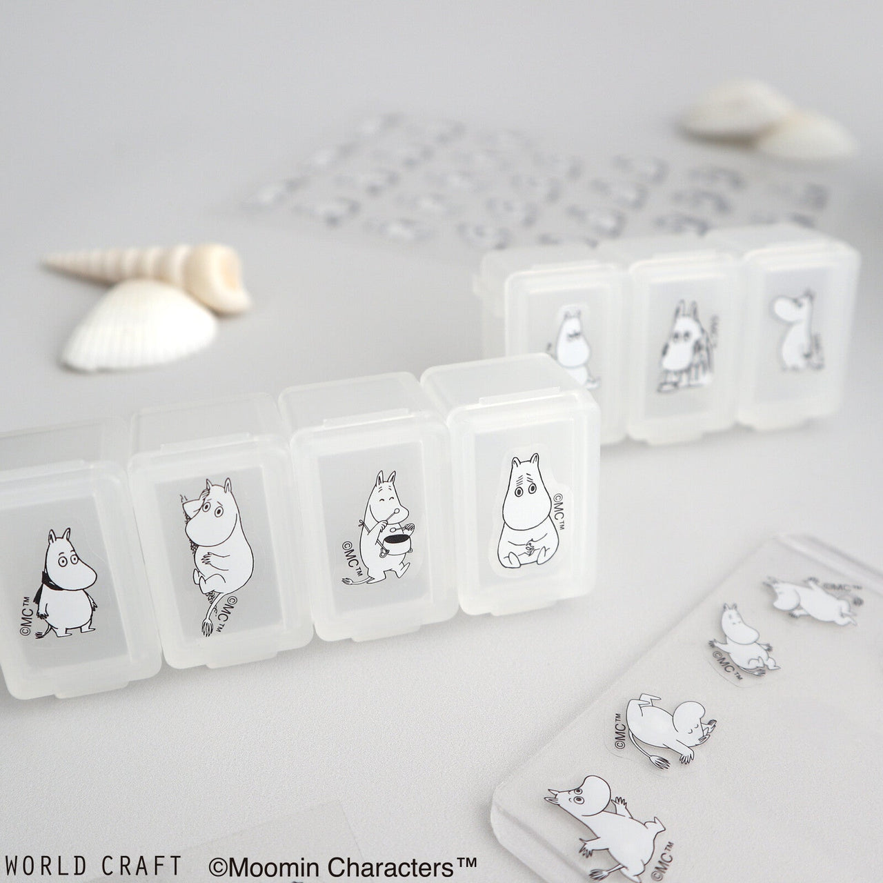 Japan World Craft Moomin Planner Stickers Face Series Ennui Moomin Troll - Kawaii Toys