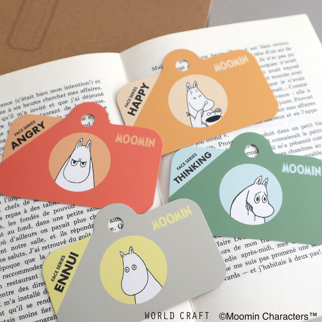 Japan World Craft Moomin Planner Stickers Face Series Ennui Moomin Troll - Kawaii Toys