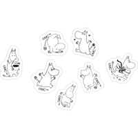 Japan World Craft Moomin Planner Stickers Face Series Happy Moomin Troll - Kawaii Toys