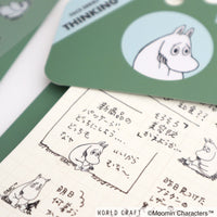 Japan World Craft Moomin Planner Stickers Face Series Thinking Moomin Troll - Kawaii Toys
