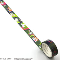 Japan World Craft Moomin Washi Tape - Green Cake - Kawaii Toys