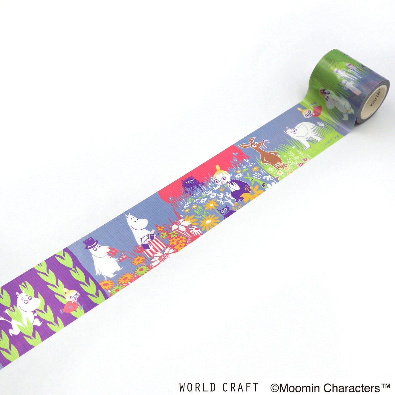 Japan World Craft Moomin Washi Tape Meadow - Kawaii Toys