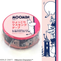 Japan World Craft Moomin Washi Tape - Pink Border - Kawaii Toys