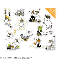Japan World Craft Planner Stickers Moomin Sparkle Flake Sticker Clear Snorkmaiden - Kawaii Toys