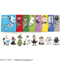 Japan World Craft Planner Stickers Moomin Sparkle Flake Sticker Clear Snorkmaiden - Kawaii Toys