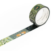 Japan World Craft Washi Tape Gift Kira - Kira Fox Masking Tape Starry Night 15mm - Kawaii Toys