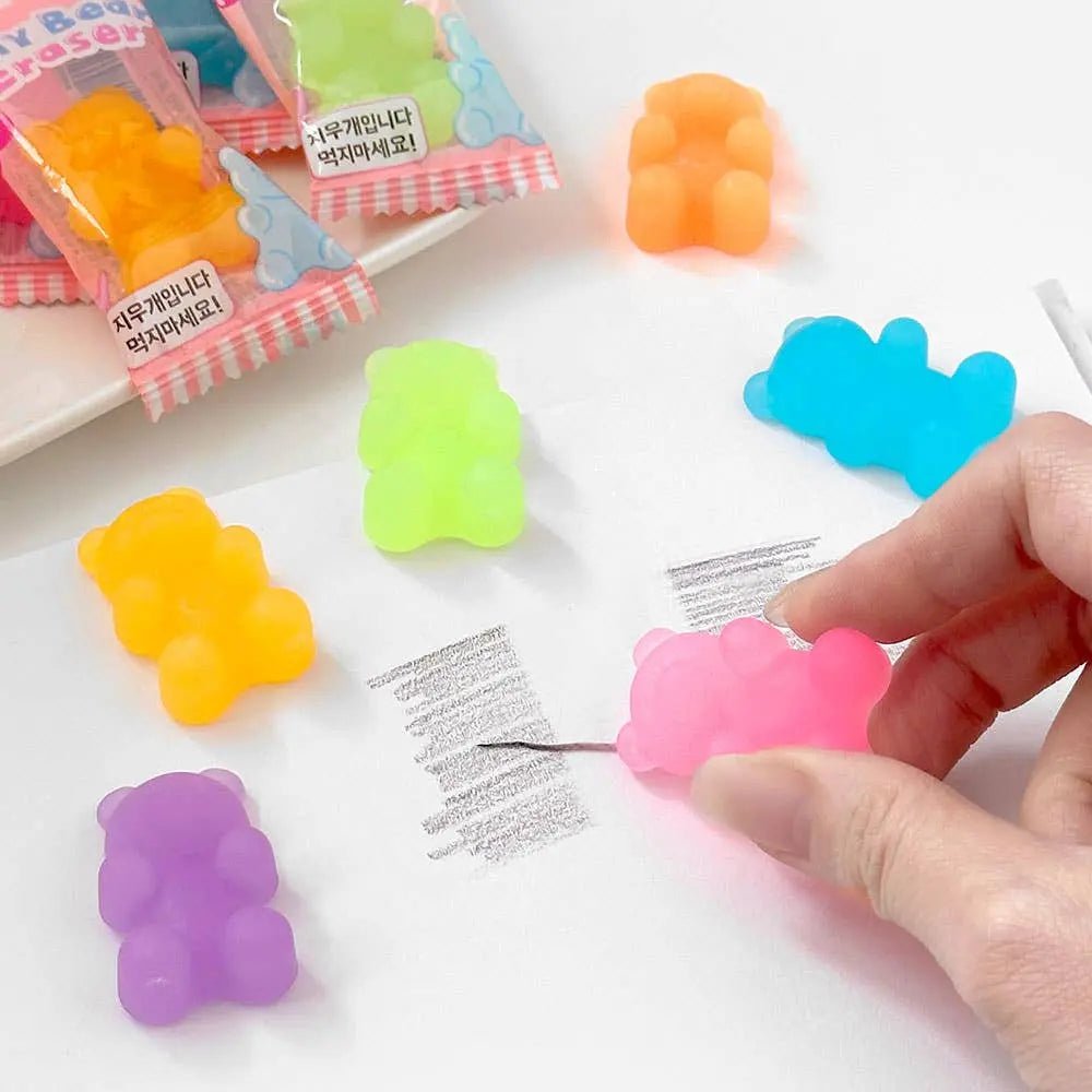 Jelly Bear Eraser – Candy Style Gummy Bear Eraser - Kawaii Toys