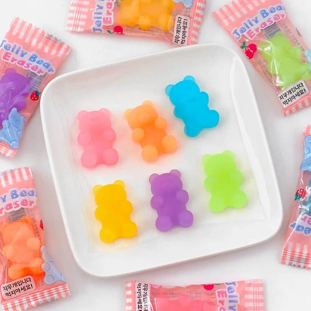 Jelly Bear Eraser – Candy Style Gummy Bear Eraser - Kawaii Toys