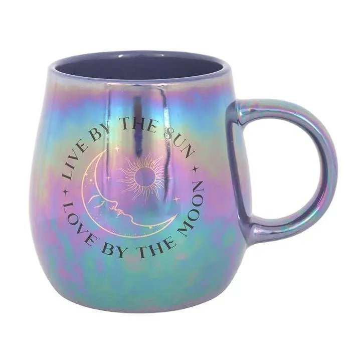 Live By the Sun, Love By the Moon Iridescent Mug - Kawaii Toys