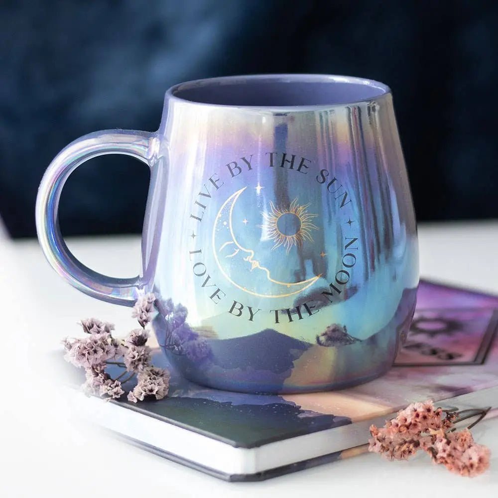 Live By the Sun, Love By the Moon Iridescent Mug - Kawaii Toys