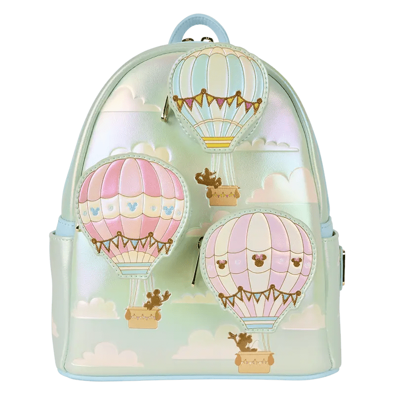 Loungefly Disney Mickey & Friends Hot Air Balloon Mini Backpack - Kawaii Toys