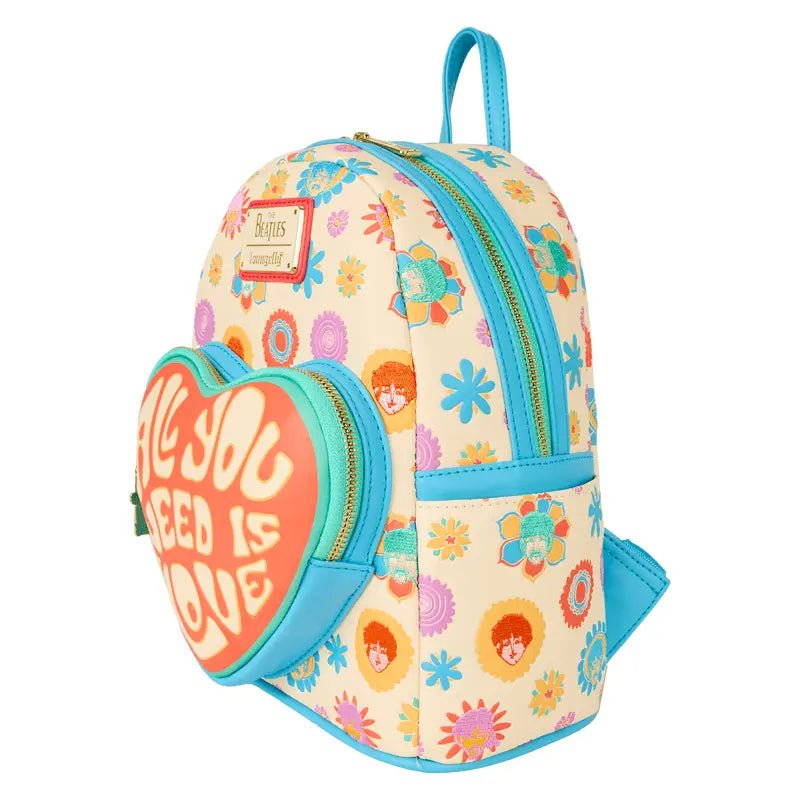 Loungefly The Beatles All You Need Is Love Mini Backpack - Kawaii Toys