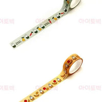 Miffy Sweet Fruit Deco Masking Tape 8 Pack Set - Kawaii Toys