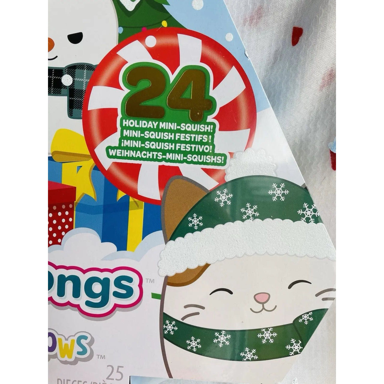 Original Squishmallows Squish - a - longs Holiday Countdown Calendar - Kawaii Toys
